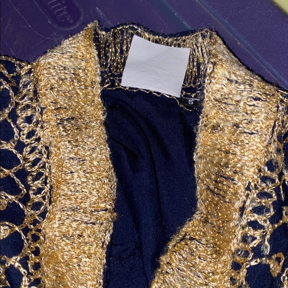 Navy Blue/gold tunic - Picture 13 of 15